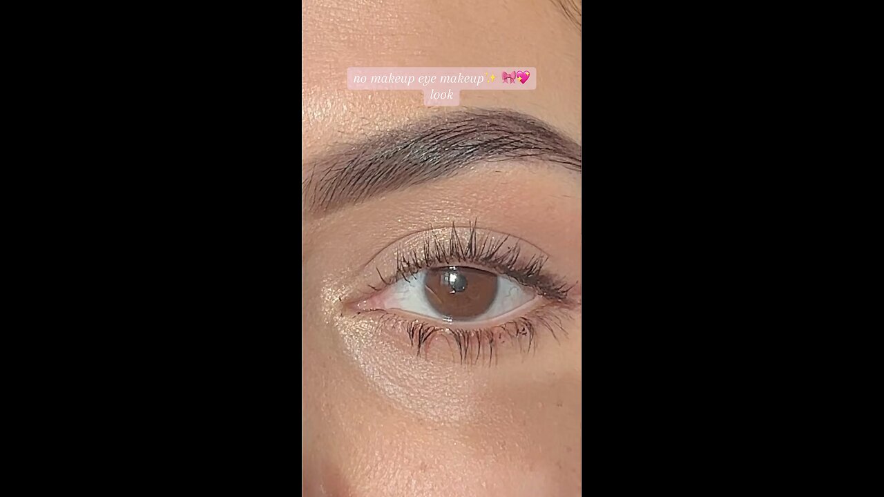 no makeup eye makeup look ✨💖#everydayeyeshadow#makeupartistinbarrie#eyemakeuptutorial#nomakeup#fyp