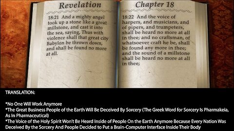 Revelation 18-22-23 | Is This Happening Now? | "The light of a candle shall shine no more at all in thee...for thy merchants were the great men of the earth; for by thy sorceries were all nations deceived." - Musk, Harari, mRNA & Universal