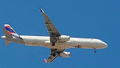 Airbus A321 PT-MXP vindo de Natal para Fortaleza