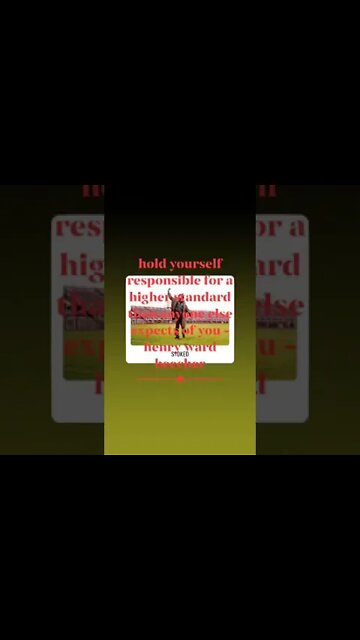 motivational quotes hold yourself higher standard henry ward beecher