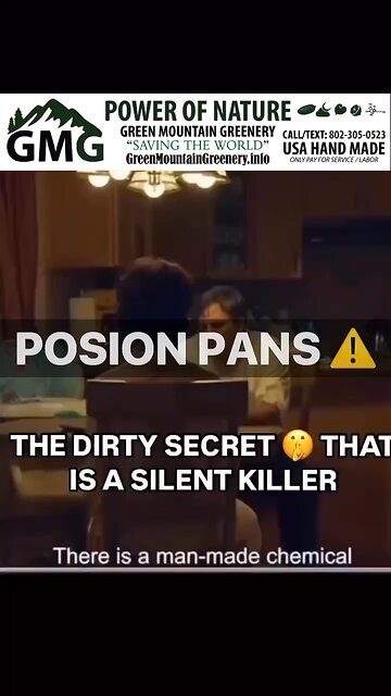 Poison pans and we use them everyday….