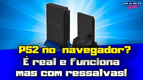 Play! Agora rodando direto do navegador! Sim Jogue PS2 direto do navegador!