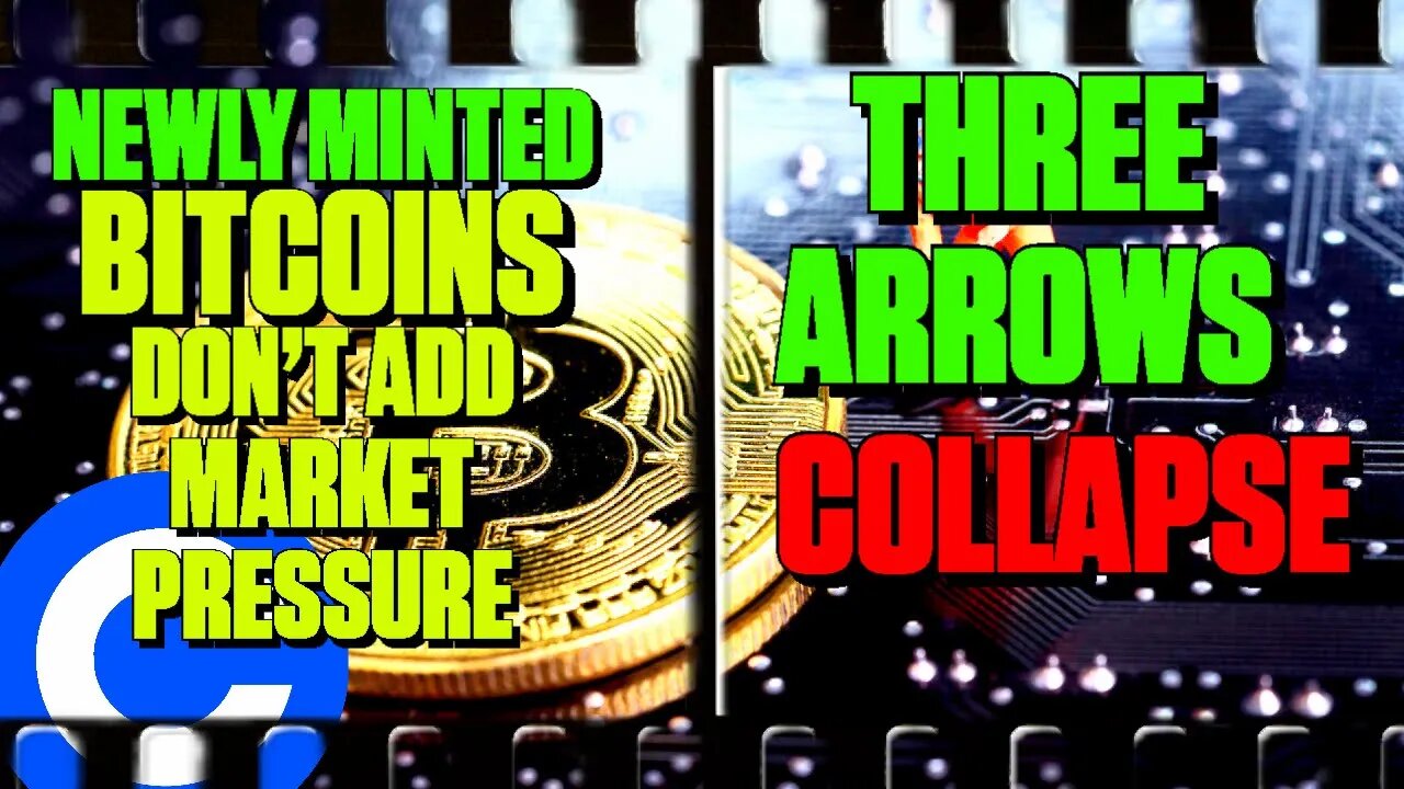 Newly Minted Bitcoins Don't Add Market Pressure | Three Arrows Collapse - 146