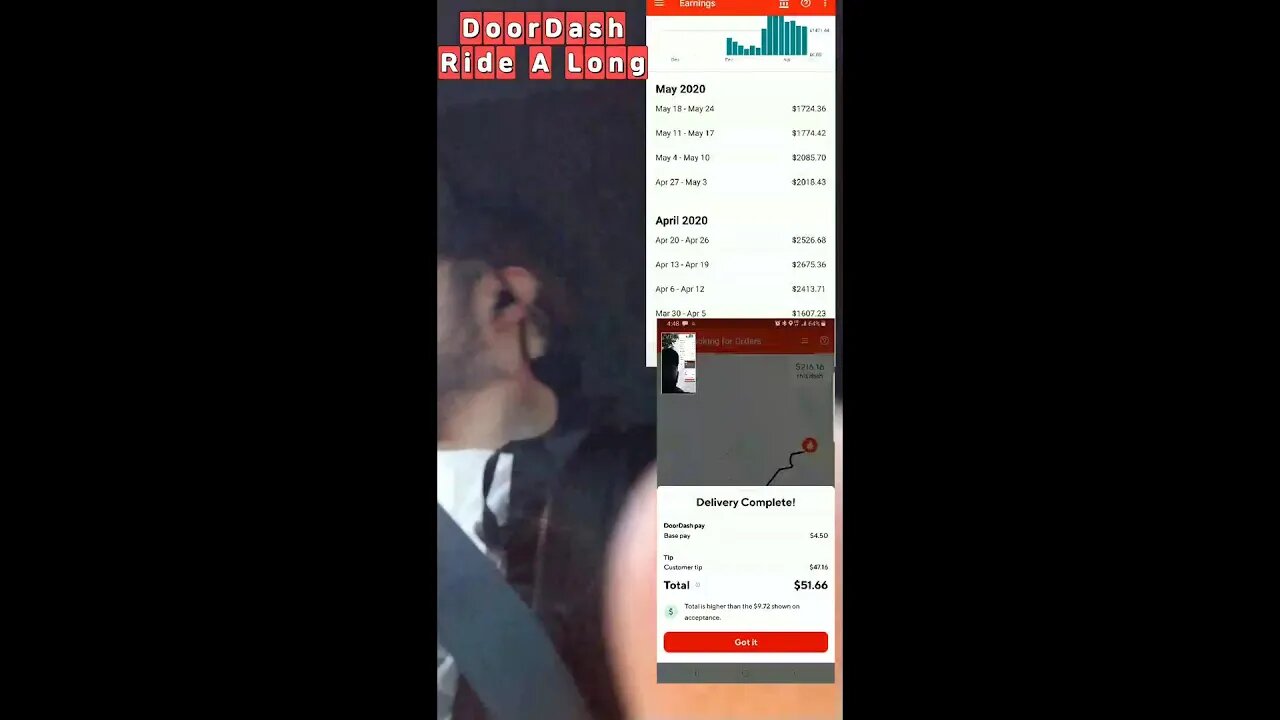 Mr_Flex Live Stream making money with DoorDash
