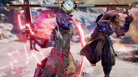 Soulcalibur VI: Cervantes (Color 2) vs Mitsurugi - 4K No Commentary