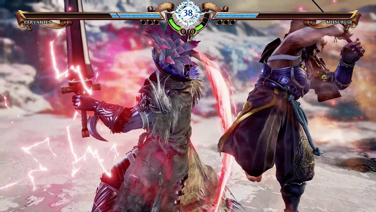 Soulcalibur VI: Cervantes (Color 2) vs Mitsurugi - 4K No Commentary