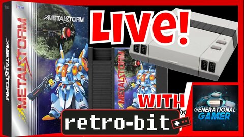 Retro-Bit's version of Metal Storm - Maybe a Six Button Sega Genesis Controller