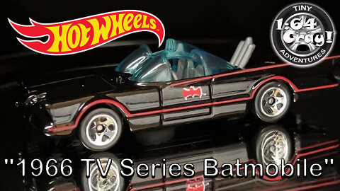 "1966 TV Series Batmobile" in Black - Model by Hot Wheels