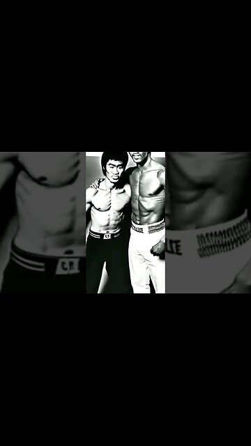 Bruce Lee Muscles vs Mohammed Ali Muscles AI Generated Video