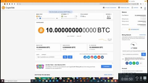 Cryptotab 10 BTC Hack Free Full Script 100% Legit 2022_ BTC Live Withdraw Proof