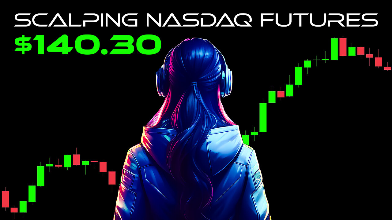 Scalping NASDAQ futures on the 1 minute chart | $140.30 💰