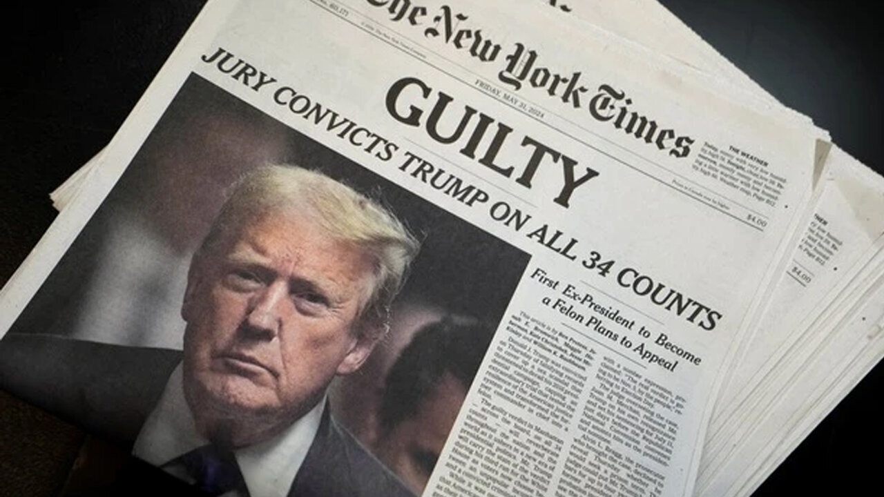 Trump( Not) Guilty On 34 Charges - 6/2/24..