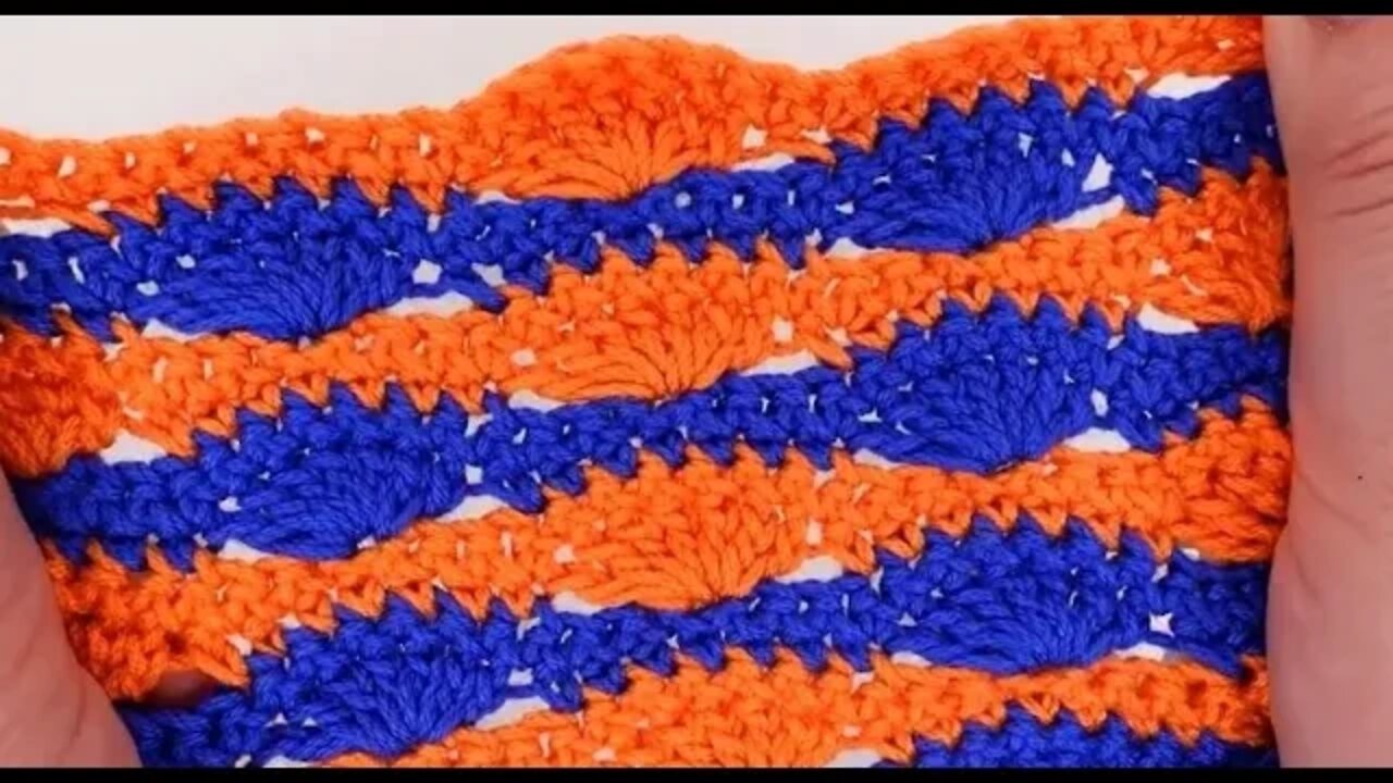 How to crochet shell stitch simple short tutorial by marifu6a