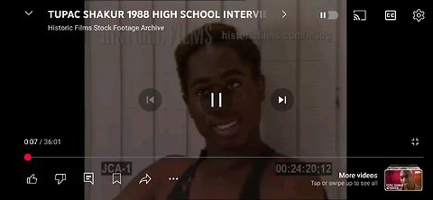 2 Pac in high school