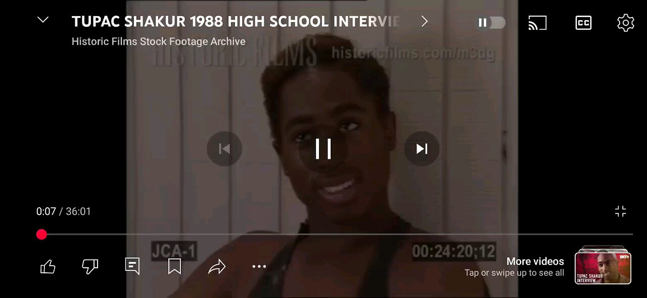 2 Pac in high school
