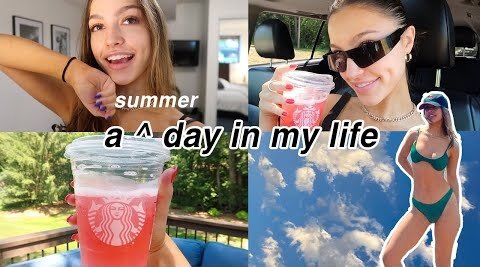 VLOG ★ a summer day in my life 🦋🌞🧃 (thrifting, nails, etc)