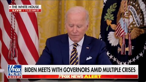 Biden starts taking questions–White House press team clears out reporters