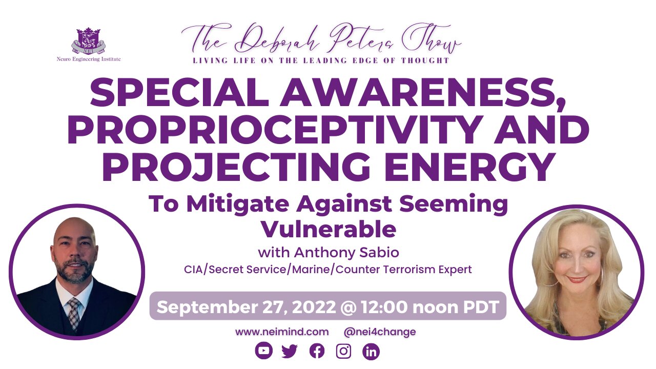 Anthony Sabio - Special Awareness, Proprioceptivity, and Projecting Energy