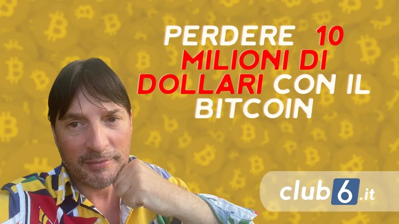 PERDERE 10 MILIONI DI DOLLARI IN BITCOIN. LA MIA PROSSIMA MOSSA MORRIS CRYPTO