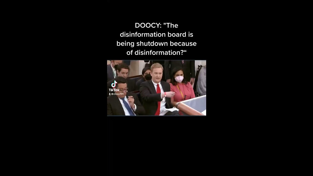 Doocy - "The Disinformation board is being shutdown because of Disinformationā? š¤£š¤£š¤£
