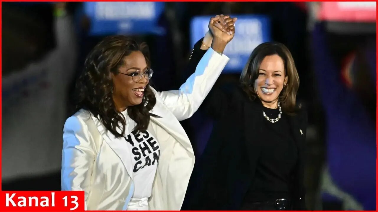 Oprah and Lady Gaga join star studded Harris rally in Philadelphia on eve of election