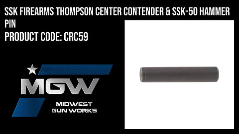 SSK Firearms Thompson Center Contender & SSK-50 Hammer Pin - CRC59