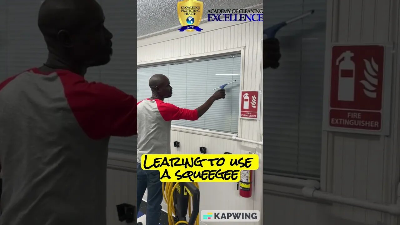 Learning Restroom Practices * Using a Squeegee 101