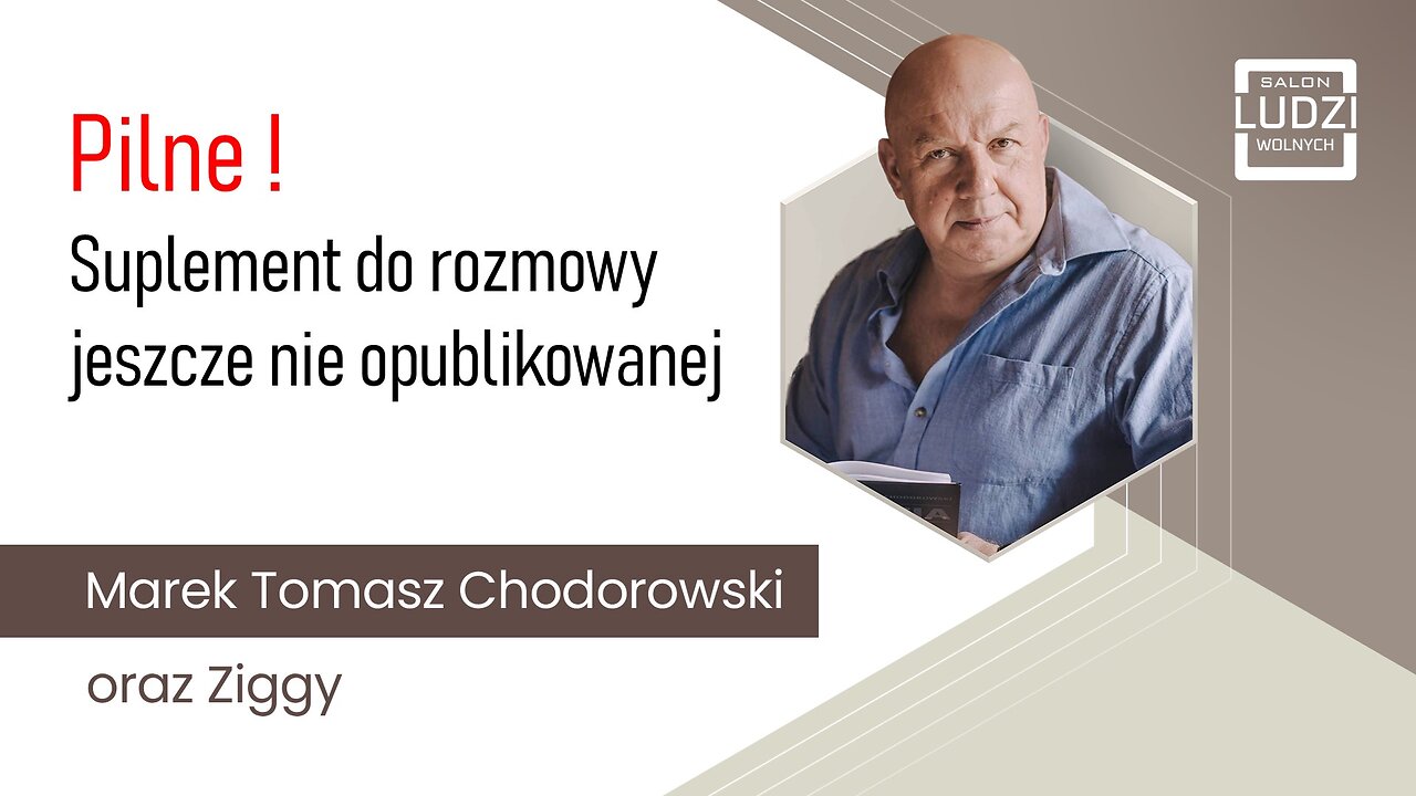 Suplement do nie wyemitowanej jeszcze rozmowy