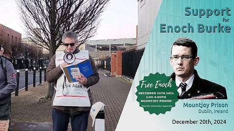 Support for Enoch Burke – Outside Mountjoy Prison, 20.12.2024