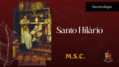 Santo Hilário, exímio bispo católico
