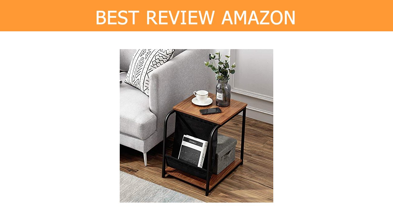VECELO Modern Nightstand Magazine Bedroom Review