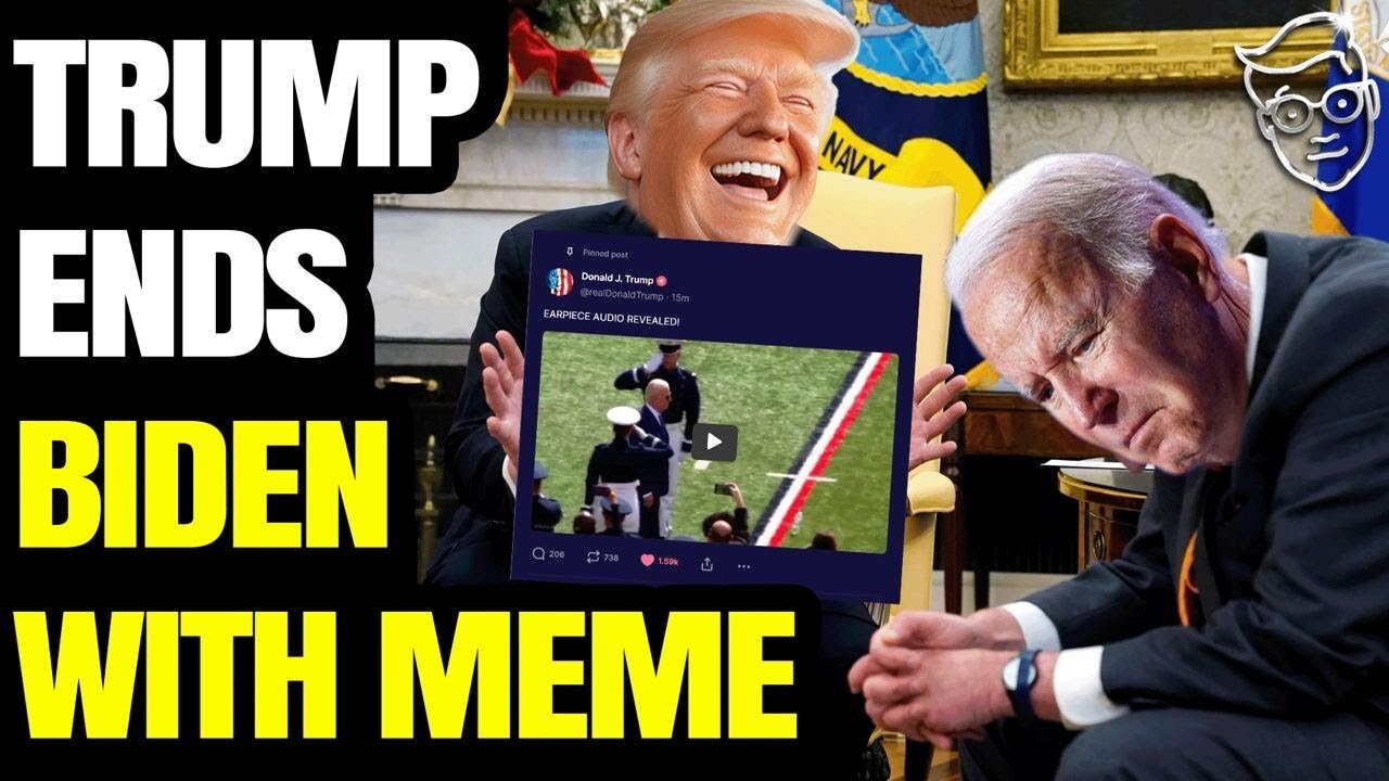 Donald Trump Posts SAVAGE Biden Collapsing Meme | BREAKS Internet