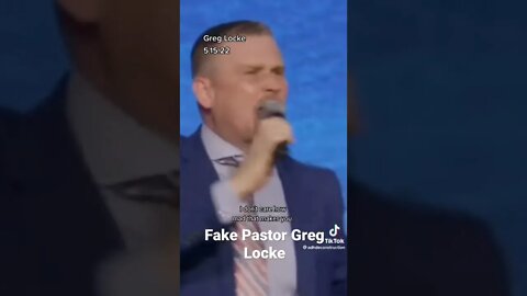 Greg Locke is a Fake Pastor that cheated on his Wife