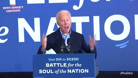 Biden: the more anger, the more gibberish in Cleveland, Ohio.