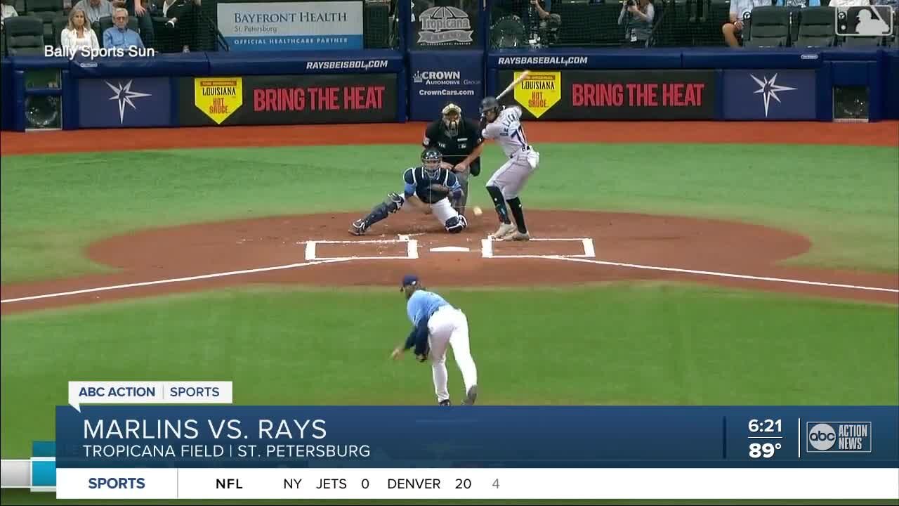 Rays sweep Marlins