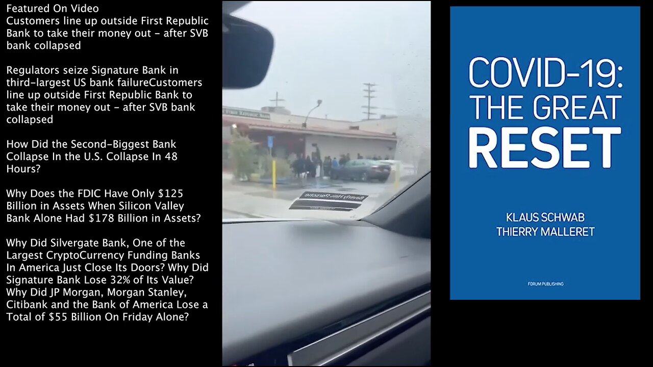 CBDC | Customers Line Up Outside First Republic Bank to Take Money Out - Bank Crash | Silicon Valley Bank Collapses & Regulators Seize Signature Bank In 3rd Largest U.S. Bank Failure