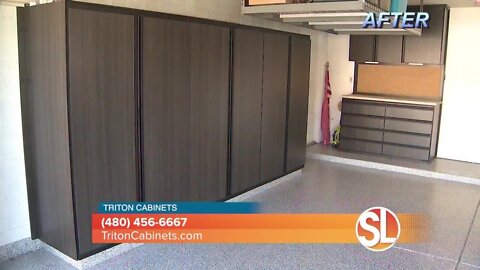 Ready to organize your home and life? Call Triton Garage Cabinets and Closet Systems today!