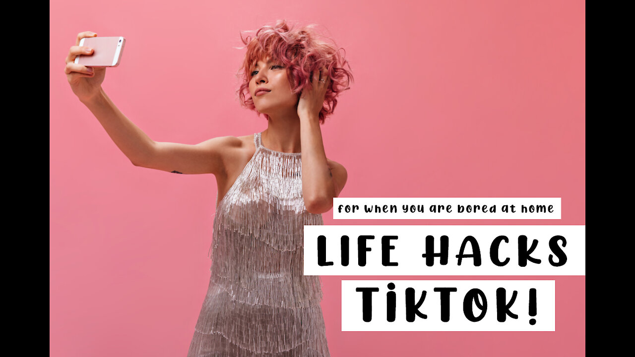 If you're bored at home and we KNOW you are.. TikTok life hacks to try to pass time!!