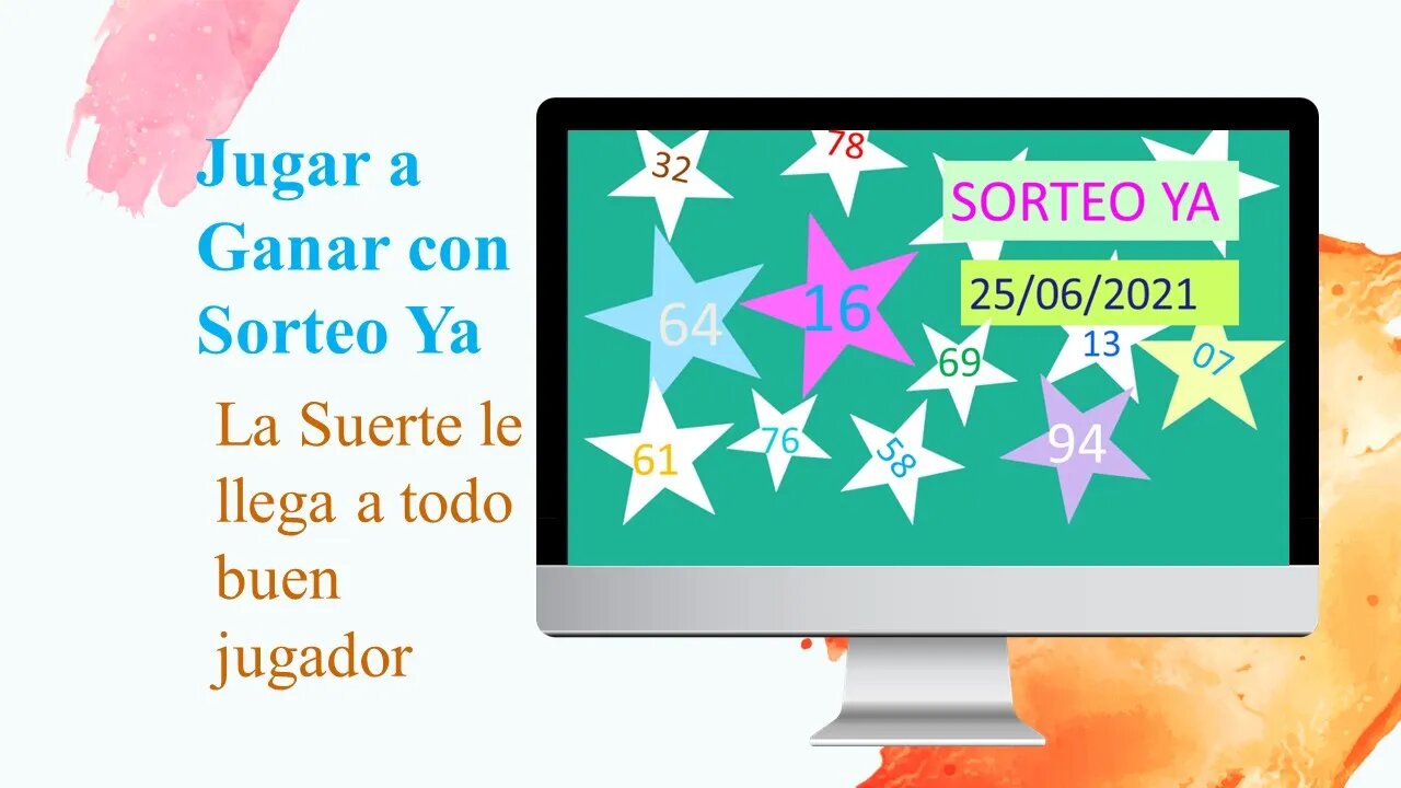 SORTEO YA NUMERO PROBABLE 25 JUNIO 2021