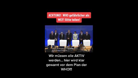 Die WHO ist gefährlicher als das WEF