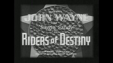 Riders of Destiny (1933)