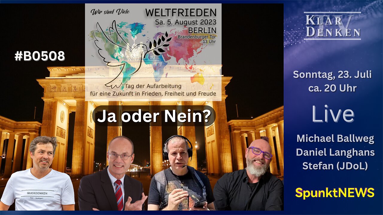 LIVE | SpunktTALK über #B0508 mit Michael Ballweg, Daniel Langhans & Stefan (JDoL)