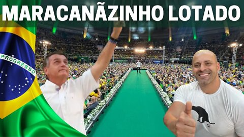 Bolsonaro Candidato! Daniel Silveira Ovacionado!