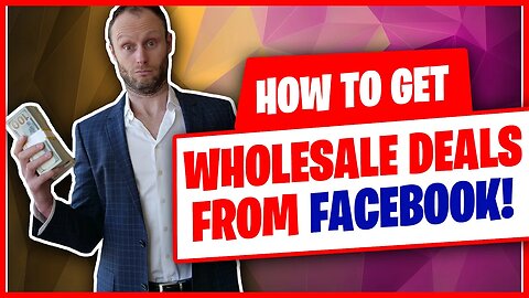 How To Get Wholesale Deals From Facebook!