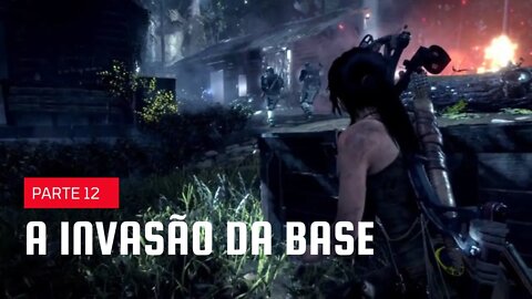 Rise of the Tomb Raider #12 - A invasão da base - Xbox One S em Português PT-BR!