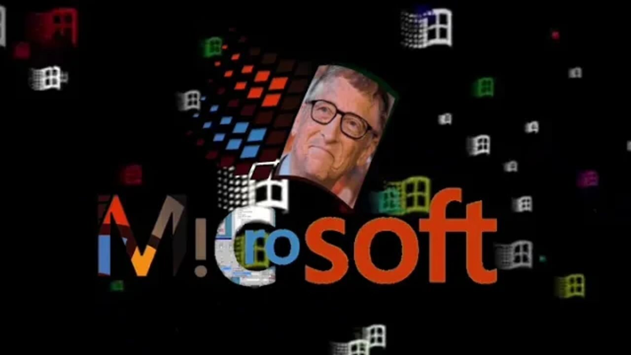 Windows XP strange intro.