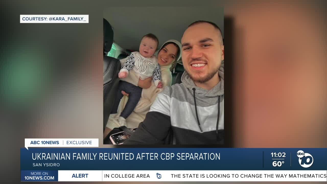 Ukrainian family reunited after CBP separation in San Ysidro