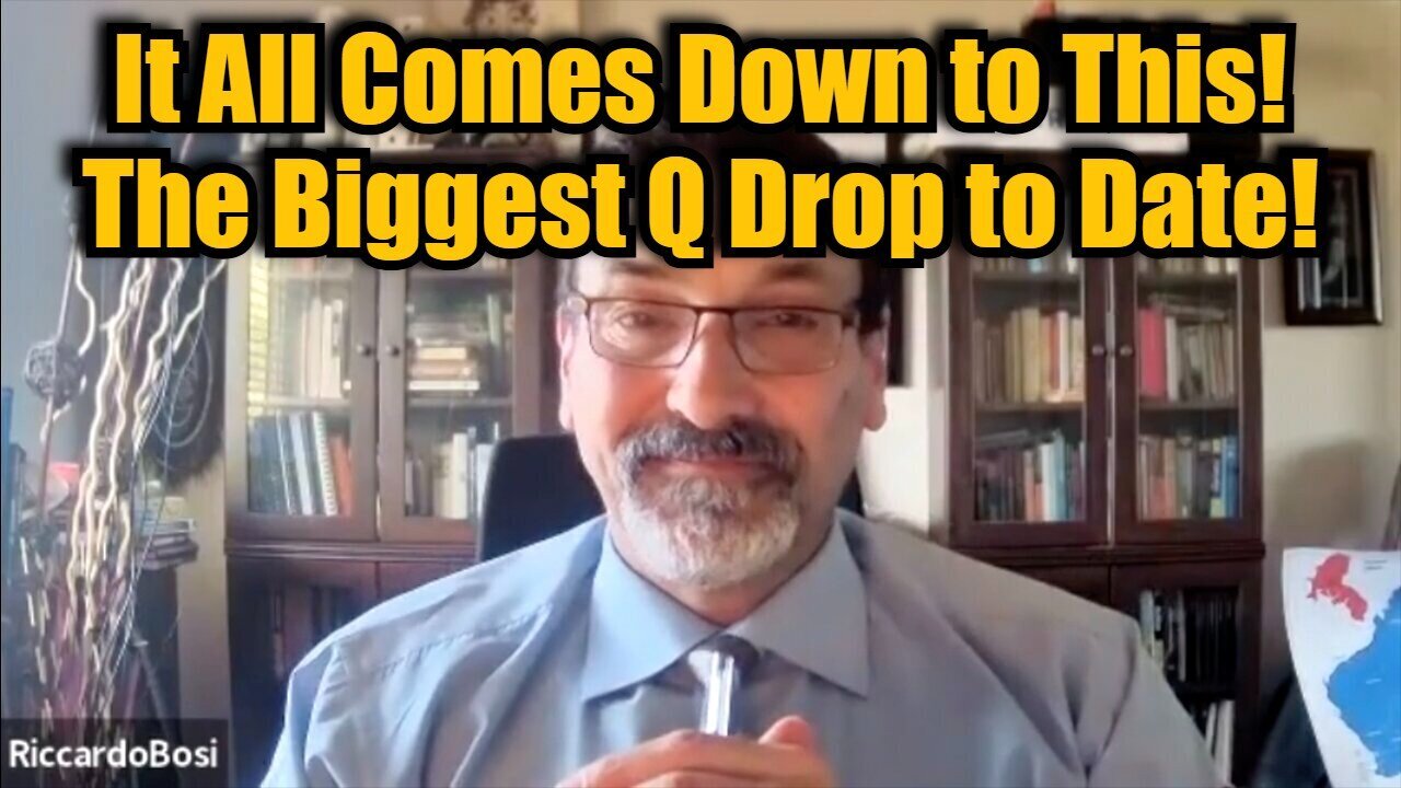 Riccardo Bosi - It All Comes Down To This - The Biggest Q Drop To Date - 10/16/24..