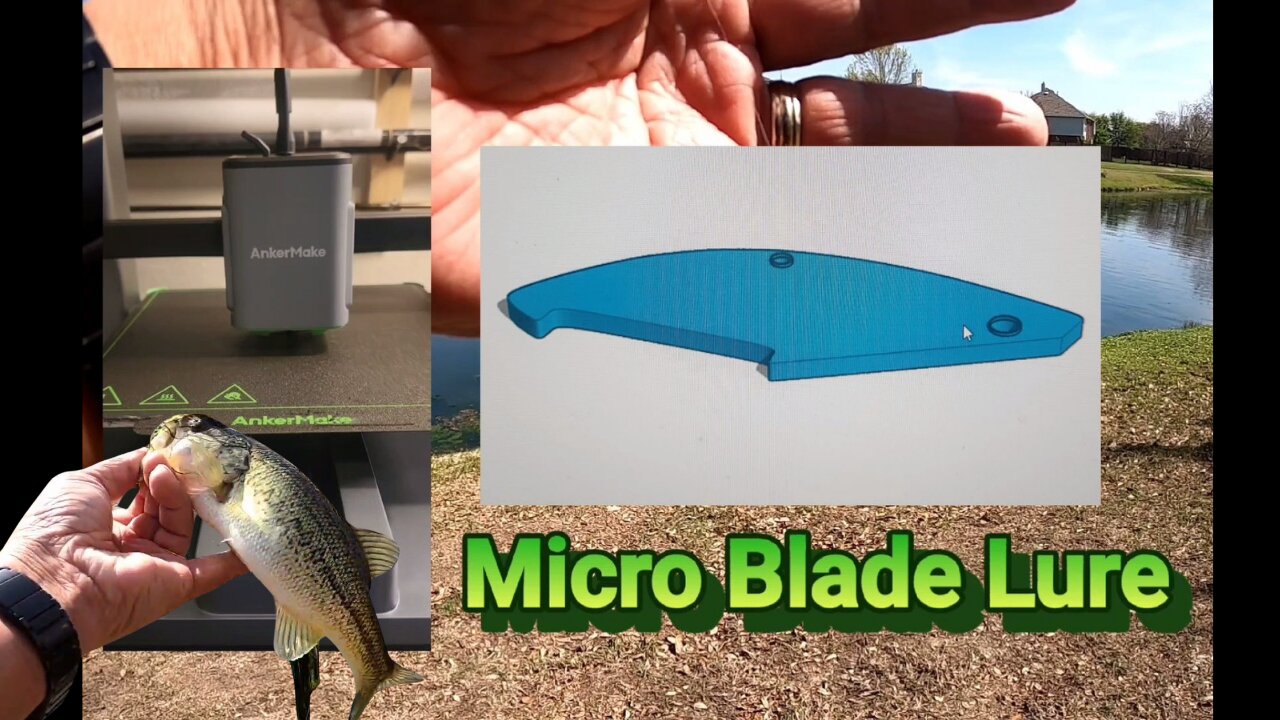 Make Your Own 3D Printed Micro Lures That Catches Bass