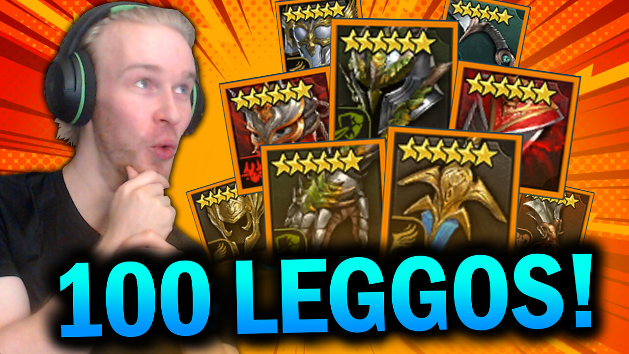 We Just Got 100 LEGENDARY ARTIFACTS - HUGE Forge Sets - Raid Shadow Legends